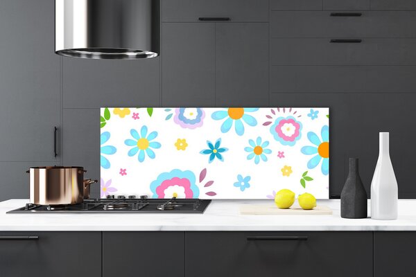 Nástenný panel  Kvety rastlina príroda 125x50 cm