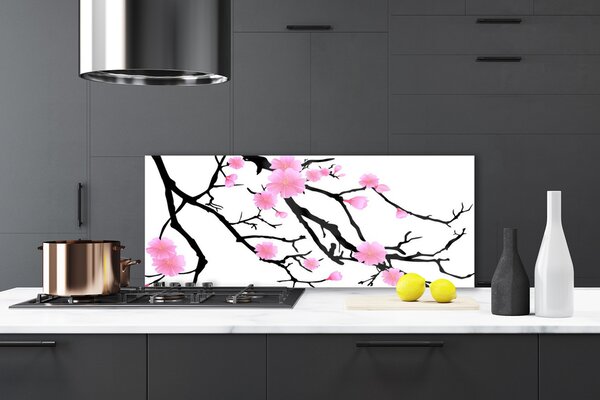 Nástenný panel  Stonky kvety umenie 125x50 cm