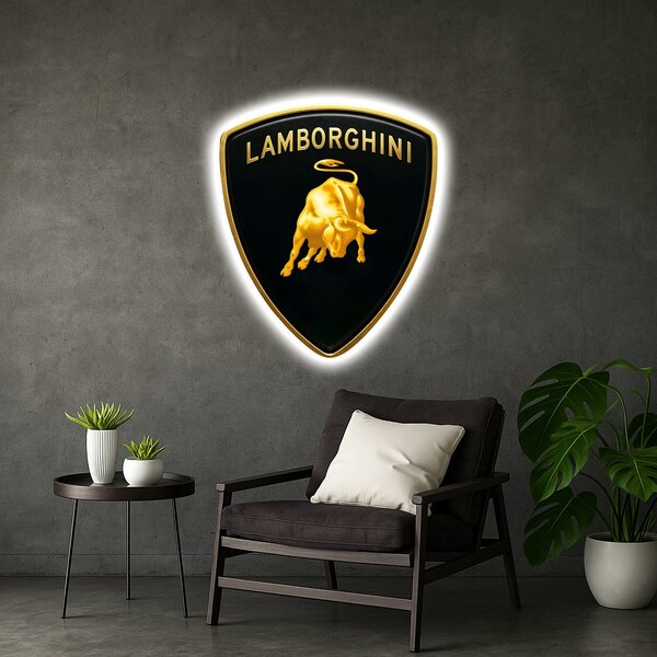 Svietiaci obraz - Lamborghini - logo