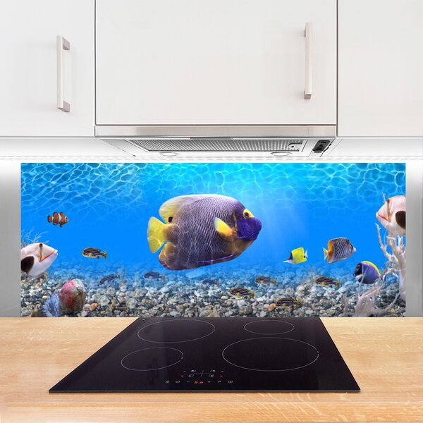 Nástenný panel  Ryba príroda 125x50 cm