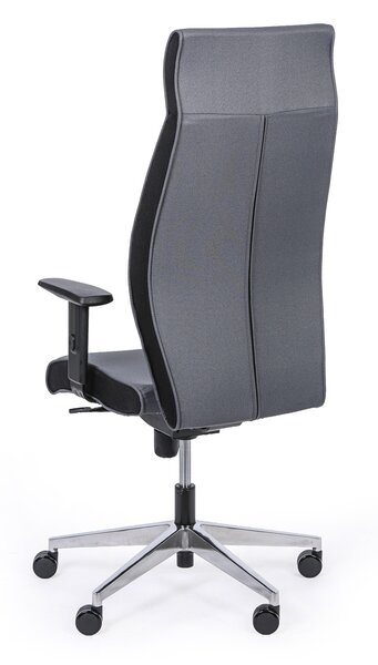 Dispečerské záťažové kreslo MEGA PLUS, tmavo sivá