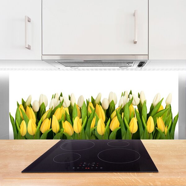 Nástenný panel  Tulipány kvety rastlina 125x50 cm