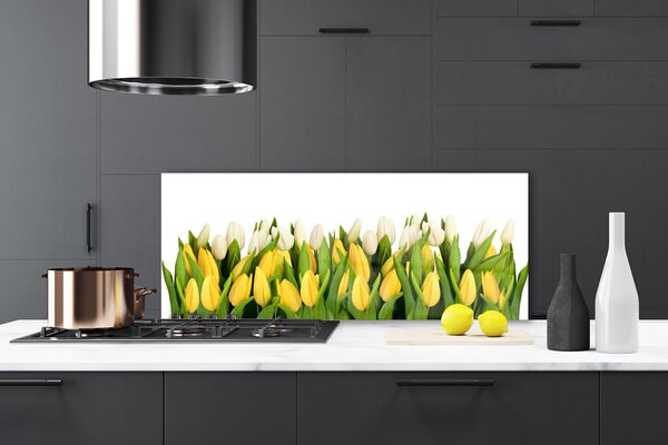 Nástenný panel  Tulipány kvety rastlina 125x50 cm