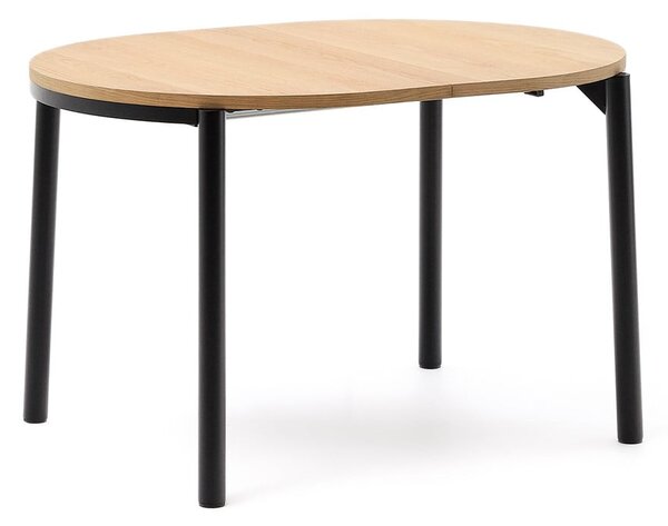 Rozkladací jedálenský stôl s doskou v dubovom dekore v prírodnej farbe 90x120 cm Montuiri – Kave Home