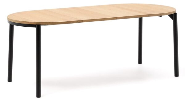Rozkladací jedálenský stôl s doskou v dubovom dekore v prírodnej farbe 90x120 cm Montuiri – Kave Home