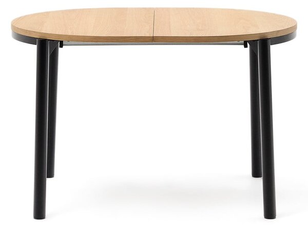 Rozkladací jedálenský stôl s doskou v dubovom dekore v prírodnej farbe 90x120 cm Montuiri – Kave Home