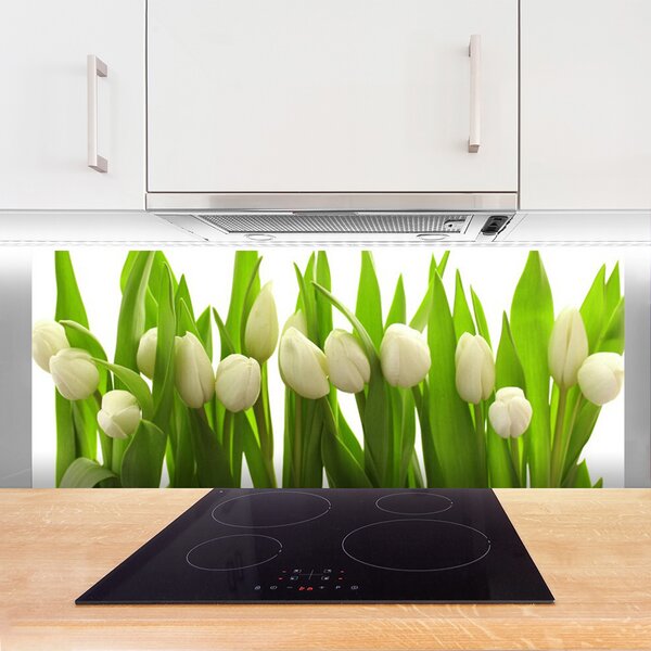 Nástenný panel  Tulipány kvety rastlina 125x50 cm