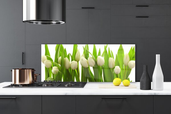 Nástenný panel  Tulipány kvety rastlina 125x50 cm