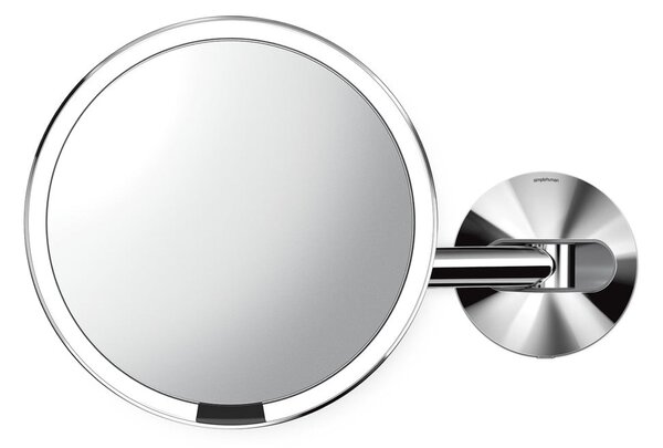 Nástenné/kozmetické zrkadlo s osvetlením/zväčšovacie (5x) ø 20 cm Sensor – simplehuman