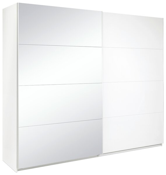 SKRIŇA S POSUVNÝMI DVERAMI, biela, 250/210/62 cm MID.YOU - Skrine, Online Only