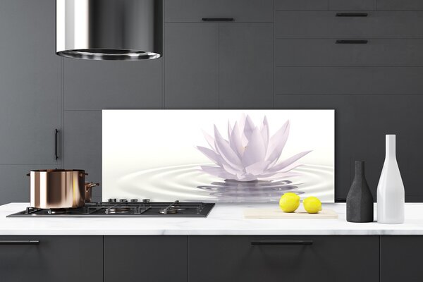 Nástenný panel  Kvet voda umenie 125x50 cm