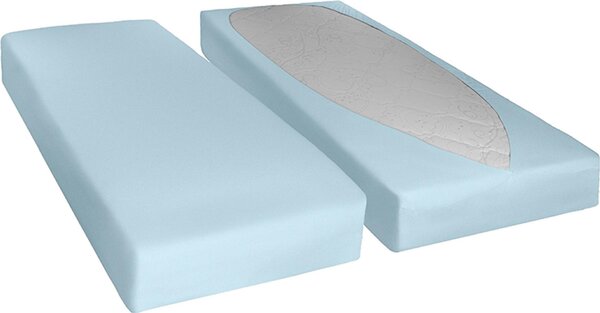 Elastické rýchlo nasadzovacie prestieradlo – 90 x 200 x 30 – modré