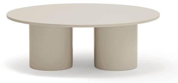 Krémovobiely konferenčný stolík 110x111 cm Totem – Teulat