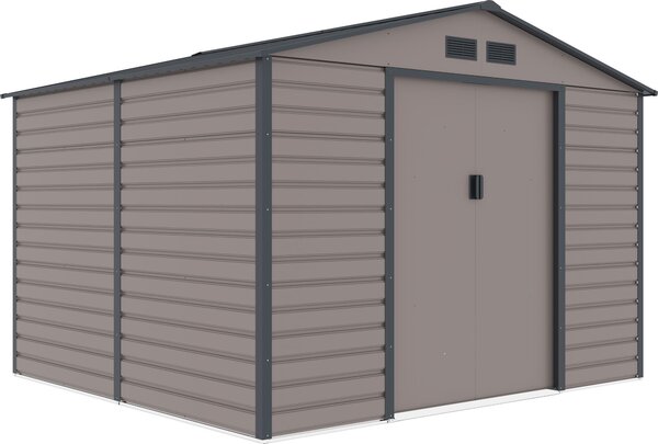 G21 Záhradný domček G21 GAH 407 - 213 x 191 cm, sivý G21-63900521