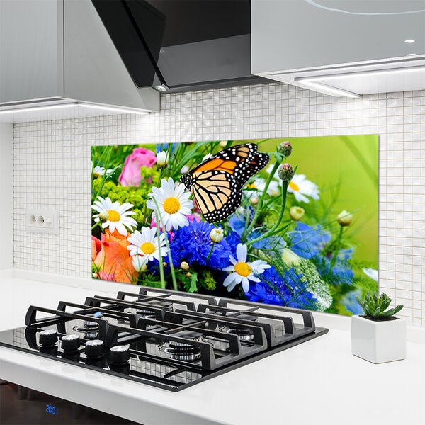 Nástenný panel  Kvety rastlina príroda 120x60 cm