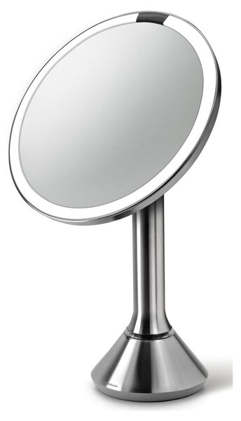 Kozmetické zrkadlo s osvetlením/zväčšovacie (5x) ø 20 cm Sensor – simplehuman