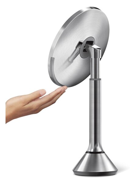 Kozmetické zrkadlo s osvetlením/zväčšovacie (5x) ø 20 cm Sensor – simplehuman