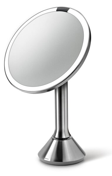 Kozmetické zrkadlo s osvetlením/zväčšovacie (5x) ø 20 cm Sensor – simplehuman