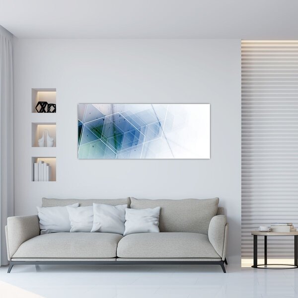 Obraz - Geometrické útvary (120x50 cm)