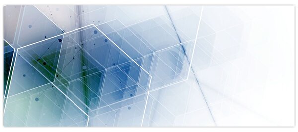 Obraz - Geometrické útvary (120x50 cm)