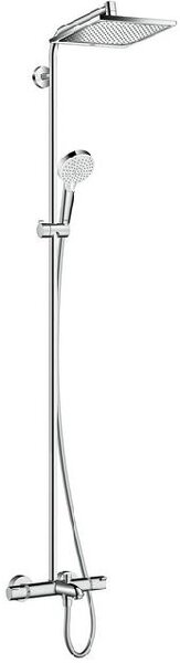 Hansgrohe Crometta - Set Showerpipe E 240 s vaňovým termostatom, 2 prúdy, chróm 27298000