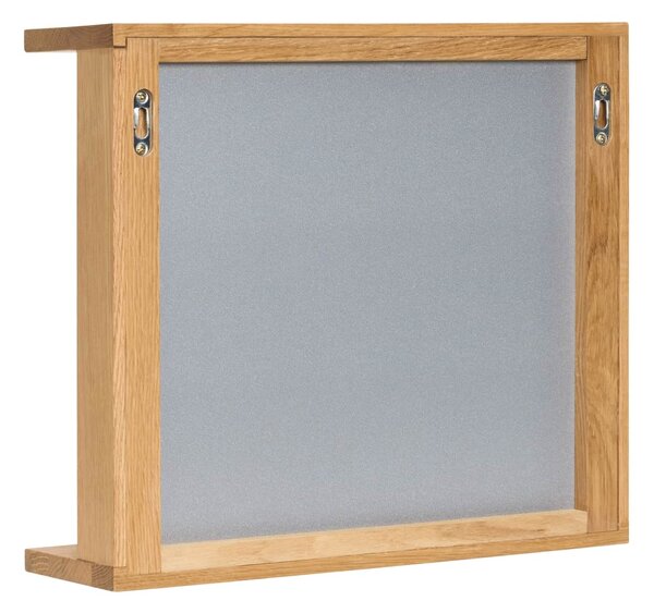 Zrkadlo v dubovom ráme Base Natural 50 × 35 cm