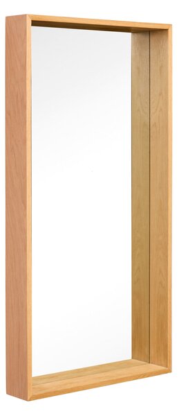 Zrkadlo v dubovom ráme Still Natural 103 × 53 cm