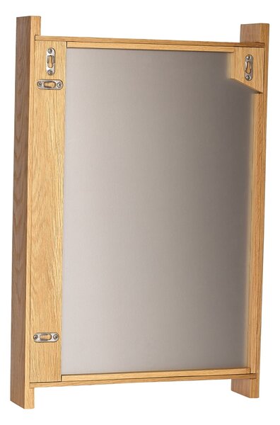 Zrkadlo v dubovom ráme Forma Natural 60 × 40 cm
