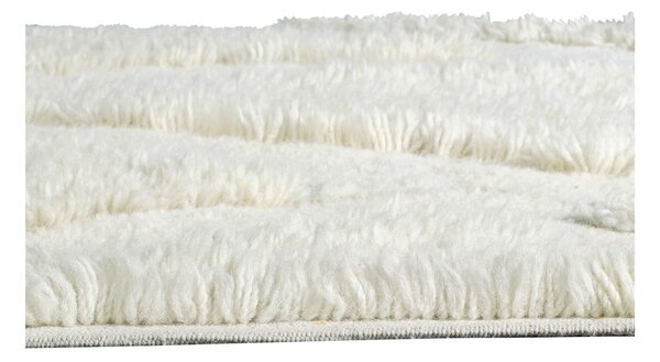Biely prateľný ručne tkaný vlnený koberec 170x240 cm Enkang Ivory – Lorena Canals