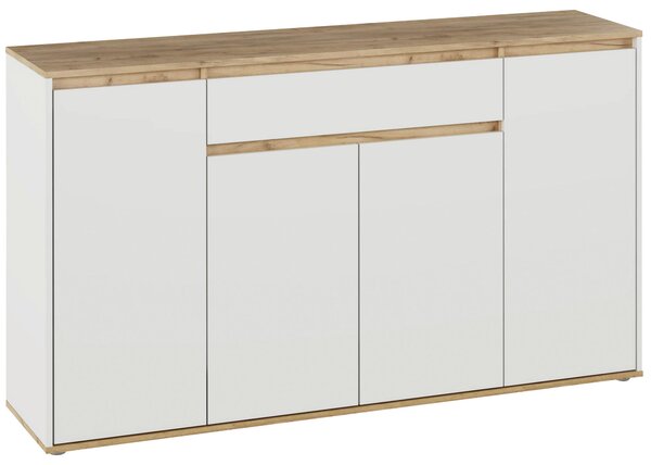 KOMODA, biela, farba duba, 160,2/92,7/38 cm Carryhome - Komody