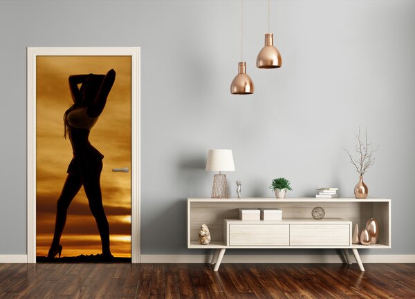Fototapeta na dvere skratke sukne 85x205 cm