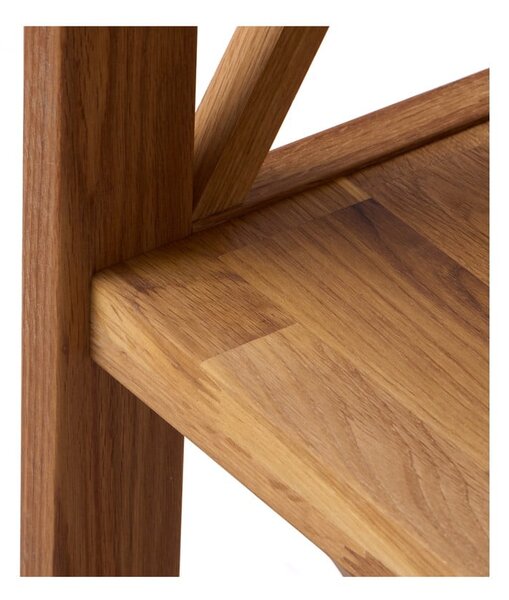 Regál z dubového dreva v prírodnej farbe 70x161 cm X-Shelf – Unique Furniture