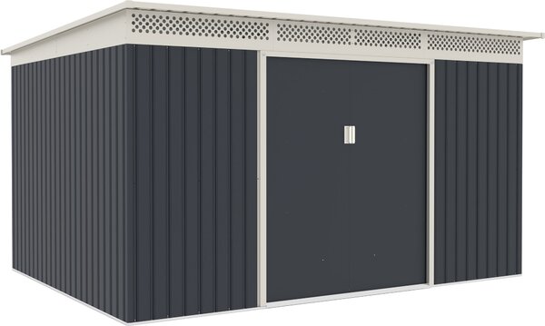 Záhradný domček G21 GRAH 915 - 340 x 269 cm, Farba: Antracitová