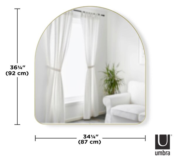 NÁSTENNÉ ZRKADLO 87/92/3 cm Umbra - Online Only drobný nábytok, Online Only