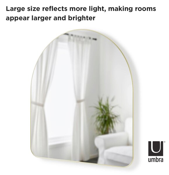 NÁSTENNÉ ZRKADLO 87/92/3 cm Umbra - Online Only drobný nábytok, Online Only