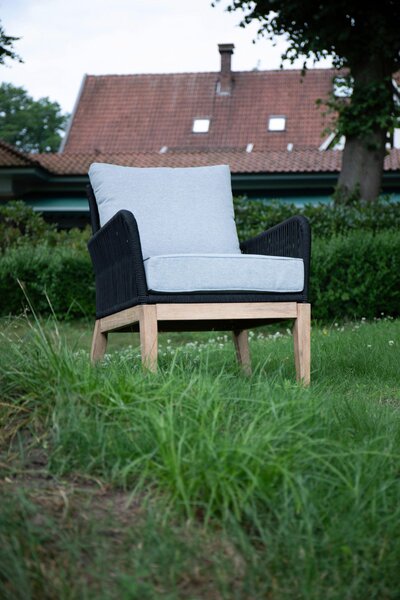 TERASOVÁ SEDACIA SÚPRAVA drevo, textil Acamp - Online Only záhrada, Online Only