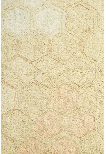 Okrovožltý prateľný ručne tkaný bavlnený koberec 140x200 cm Sweet Honey – Lorena Canals
