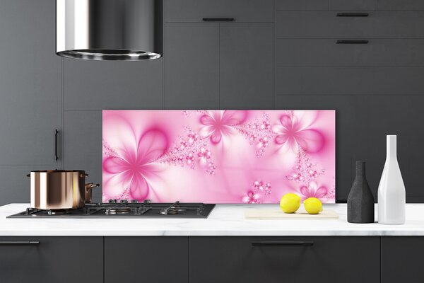 Sklenený obklad Do kuchyne Abstrakcia umenie 125x50 cm