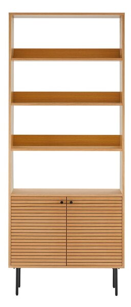 Knižnica v dekore duba v prírodnej farbe 80x200 cm Kyoto – House Nordic