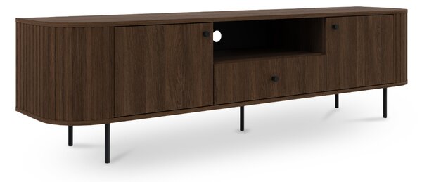 Široký TV stolík Ovalio - dub dunin