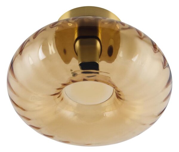 Osram - Stropné svietidlo GOLD GLASS 1xE27/12W/230V pr. 28 cm zlatá/dymová