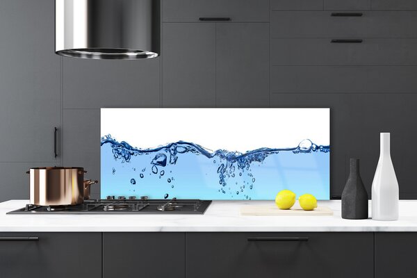 Sklenený obklad Do kuchyne Voda umenie 125x50 cm