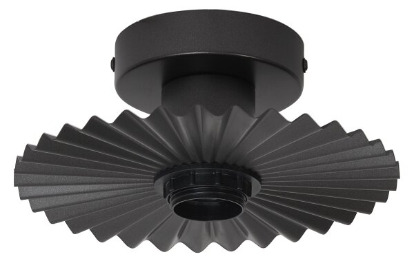 Osram - Stropné svietidlo PLISSEE 1xE27/15W/230V pr. 20 cm antracit