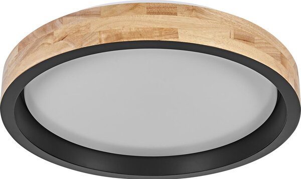 Osram -LED Stmievateľné stropné svietidlo MARIANO LED/24W/230V pr. 41 cm dub/čierna