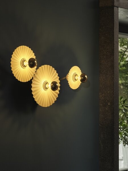 Osram - Nástenné svietidlo PLISSEE 3xE27/15W/230V krémové