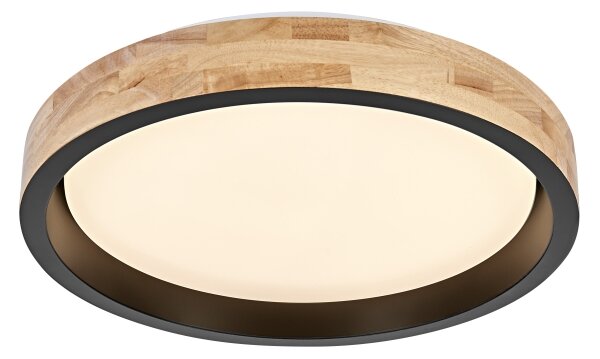 Osram -LED Stmievateľné stropné svietidlo MARIANO LED/24W/230V pr. 41 cm dub/čierna