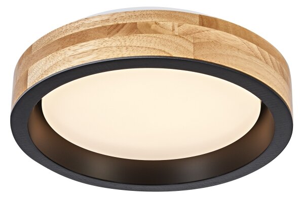 Osram -LED Stmievateľné stropné svietidlo MARIANO LED/16W/230V pr. 31 cm dub/čierna