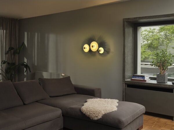 Osram - Nástenné svietidlo PLISSEE 3xE27/15W/230V krémové