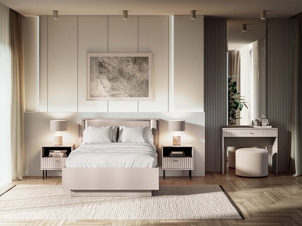 Jednolôžková posteľ s úložným priestorom Sofina 120x200 - kašmír