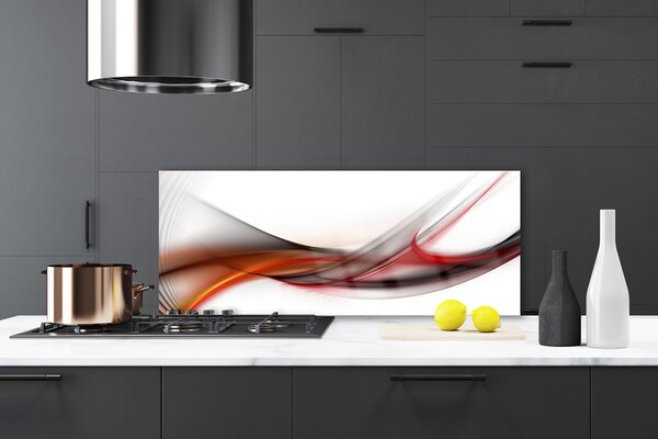Sklenený obklad Do kuchyne Abstrakcia umenie 125x50 cm
